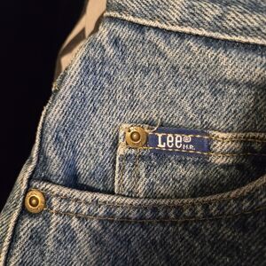 Vintage Lee Riders Jeans Womens 14 Blue Denim High Rise USA Union Made 80s